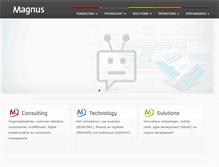 Tablet Screenshot of magnus.nl
